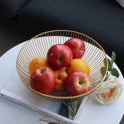 China Modern viable fashion macrame fruit basket vegetable and fruit basket steel fruit basket for sale