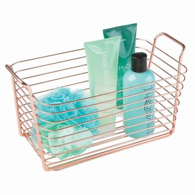 China Viable Home Organizer And Storage Basket Kitchen Grid Basket Vegetable Storage Basket Bathroom for sale