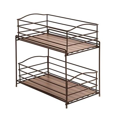 China Home Organizer Pantry Storage Kitchen Baskets Storage Rack Viable Sundries Rack for sale