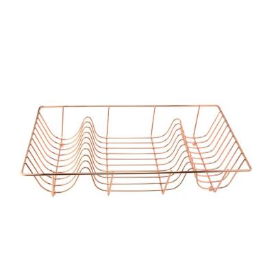 China High Quality Promotional Custom Viable Over Sink Dish Drainer Drying Rack Iron Dish Drying Rack for sale