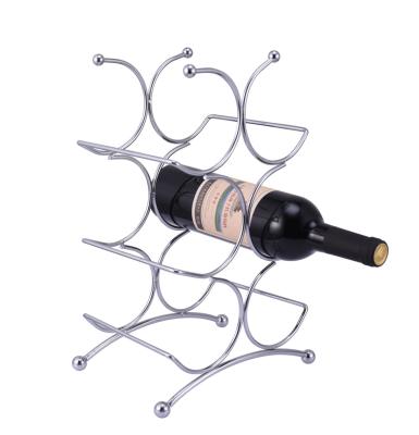 China Other Stainless Steel Gold Color Wine Rack Rack Shelf Restaurant Bar Free Standing Wine Racks for sale