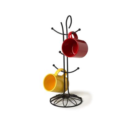 China Viable Hot Selling Fashion Cup Tree Rack Tea Cup Display Rack Drying Storage Rack For Cups for sale