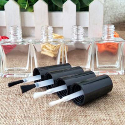 China Empty Square UV Personal Care Gel Nail Polish Bottle With Bow for sale