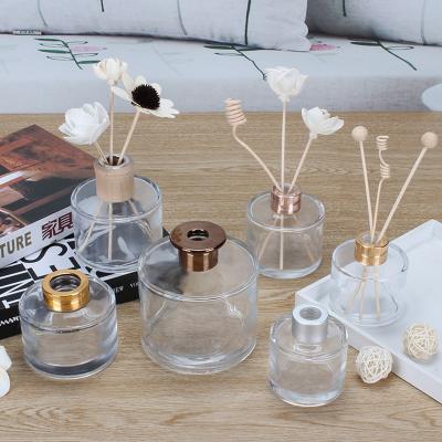 China White Diffuser Glass Cosmetic Empty Hanging Bottle Glass With Stopper Luxury for sale