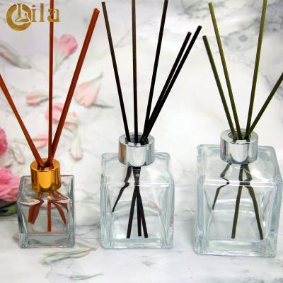 China Cosmetic factory Custom Logo Luxury wholesale 100ml Reed Diffuser Bottles With Caps and box for sale