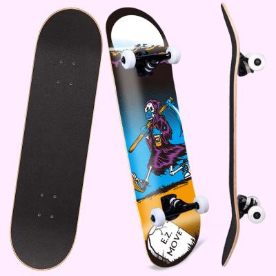 China Customs Service 100% Adult Canadian Maple Skate Board Complete Skateboard for sale