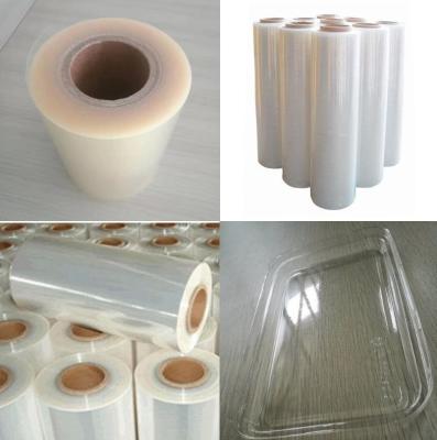 China 100% Transparent PLA Plastic Roll Film Biodegradable Wrap Film OEM for sale