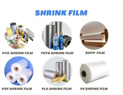 China China Fábrica de alta contracción 40mic PVC película de contracción térmica para la impresión de etiquetas en venta