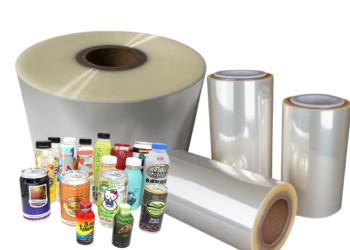 China High Shrink Clear Colorful 25mic PVC Shrink Film Rolls For Sleeve Label Printing for sale