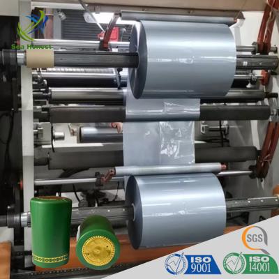 Cina Prezzo di fabbrica 75mic Silver White PVC Shrink Film Per Capsule di Vino in vendita