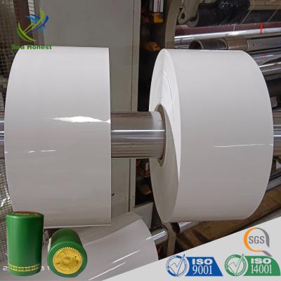 Cina Vendita a caldo 75mic PVC film ristretto per capsule di vino argento oro bianco in vendita