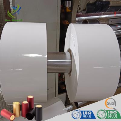 China High Shrink White 70mic PVC Shrink Film For Red Wine Bottle Caps for sale