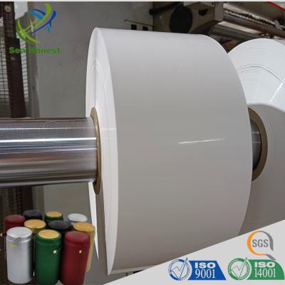 Китай Customized 75 Mic High Gloss PVC Shrink Film For Wine Capsule Cap продается