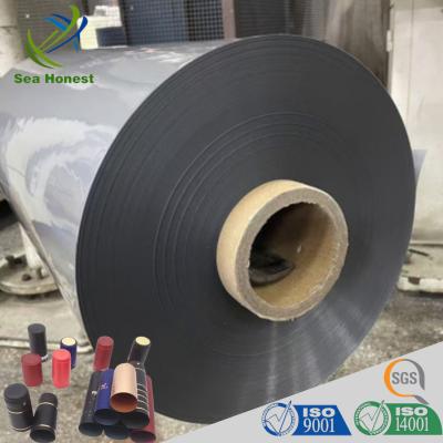 China Original And Bluish Shrink Film Pvc 65Mic For Wine Capsule Caps for sale