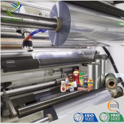 China Blow Molding and Cast PVC Shrink Film High Shrinkability for Label Printing for sale