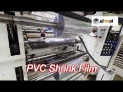 high shrink transparent 30mic pvc shrink film for packaging