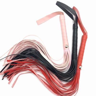 China Bondage Gear Bondage Sexy Sex Leather Flogger Flirting Leather Whip Slap Spanking Exotic SM Accessories Sex Toy for sale