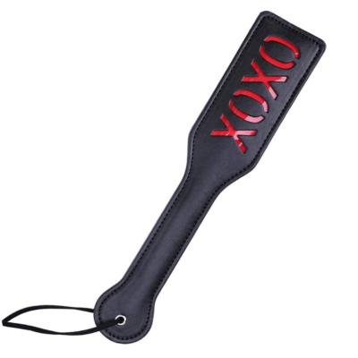 China Bondage Gear Slave Gear Kinky Fetish BDSM Whip Torture Bondage Gear Black Flog Spanking Paddle Beaten Sexy Toy for sale