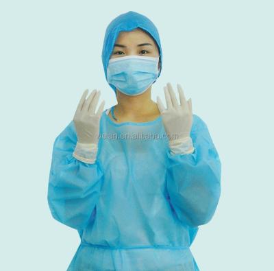 China Waterproof Breathable Soft Breathable Custom Antibacterial Liquid-Resistant Disposable Surgical Gowns for sale