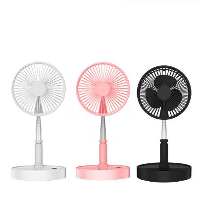 China Hotel Weekly3 New Style Multifunctional Mini Adjustable Electric Folding Fan Floor Desk Fan With Usb Charging for sale