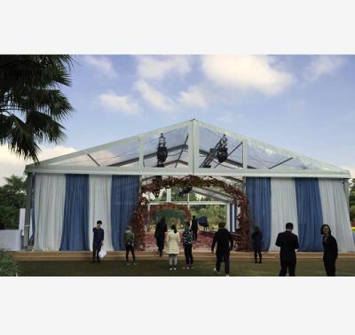 China Gorgeous outdoor commercial festival event transparent warehouse event church party tents for sale for sale