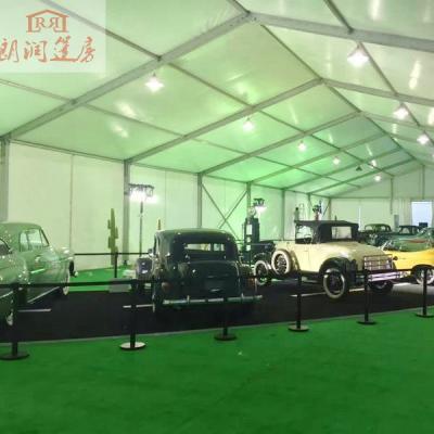 China Party Events Exhibition Warehouse Church Fair 12M Span Outdoor PVC Glass Event Party Furniture Commercial Meeting Tent For Sale for sale