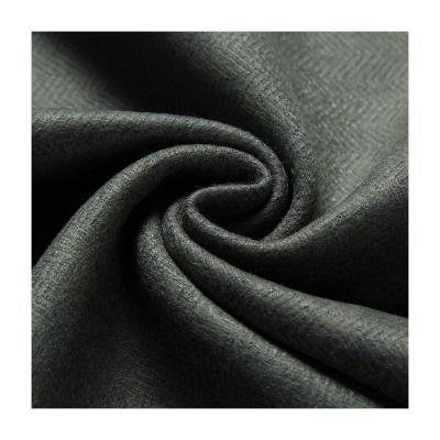 China Resistant italian cashmere fabric week wrinkle fashion wool jacquard herringbone blend knitted fabric for coats for sale