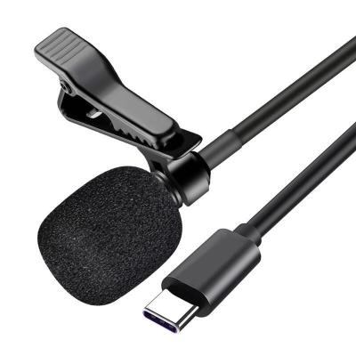 China Professional Cheap Portable Lavalier Microphone Hit Lapel Microphone Lavalier Microphone For iPhone for sale