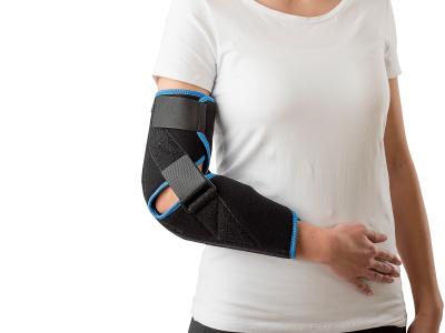 China Nylongewebe-orthopädischer Ellbogen-Klammer-Fixierung Orthosis mit Aluminiumunterstützung zu verkaufen