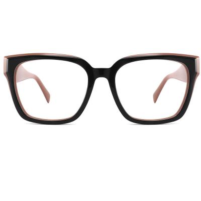 China High Quality Oversized Square Irregular Frame Thick Acetate Glasses Optical Glasses Fashion YD1114 for sale