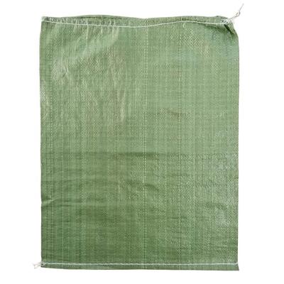 China Recyclable Goods Using Green Low Price PP Woven Bag 50kg for sale