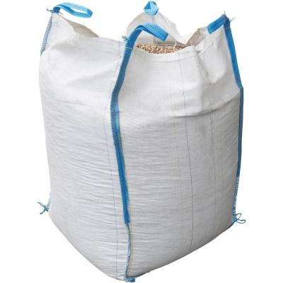 China 1000kg Conductive PP White Large Mesh Woven Pp Woven Bag For Firewood for sale