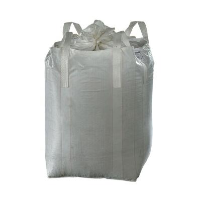 China Factory Direct Sale White 1 Ton Pp Bulk Big Bag Conductive Sling Bag for sale