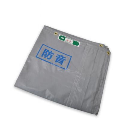 China Sound Barrier Fire Retardant Tarpaulin Water Resistant PVC Soundproof Sheet for sale