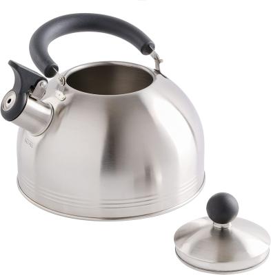 China Stainless Steel Tea Water Kettle Price Parts Viable Whistling Electric Teapot With Handle Heatproof Hot Water Kettle for sale