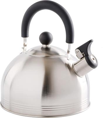 China Sustainable Stainless Steel Tea Water Kettle Price Parts Electric Whistling Teapot With Heatproof Handle for sale