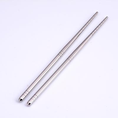 China Viable High Quality Premium Reusable Silver Stainless Steel Metal Chopsticks Making Machine Chinese Kids Chopsticks Set for sale