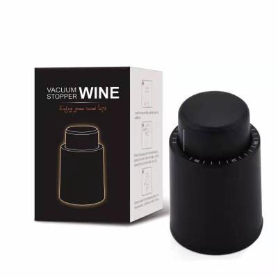 China Amazon Hot Selling Vacuum Wine Accessories Durable Vacuum Wine Bottle Stopper Masks Reusable Time Scale Disc Silicone Wine Stoppers for sale