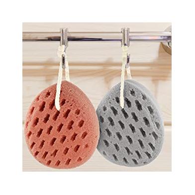 China EXFOLIATE Wholesale High Quality Exfoliating Sponge Baby Bath Sponge Exfoliant Rubbing Sponges for sale