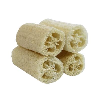 China All Natural Wholesale Natural Body Skin Loofah Narrow Sponge Scrubber Exfoliating Bath Loofah Sponge Loose Pouf for sale