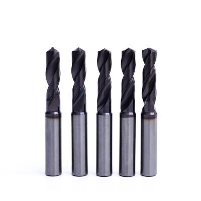 China Solid CNC Machine MMT 3X Carbide Flute Length Drills 1mm 20mm Diameter With Joint Shank for sale