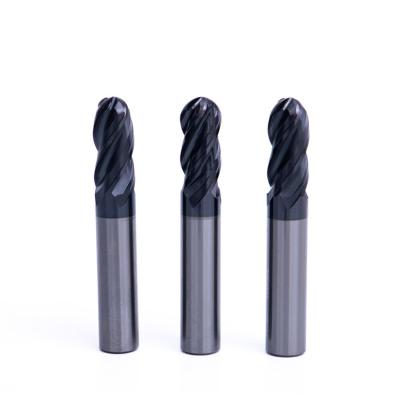 China High Quality CNC Machine MMT Full 4 Carbide Ball Radius End Mill Vario Helix Flute Milling Cutter for sale