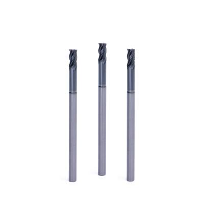 China CNC Machine Carbide 1flute End Mill Down Cut Hrc60 D4x22xd6x55 for sale