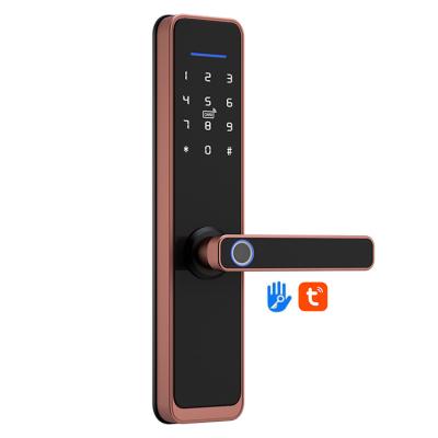 China Passcode center german sliding wooden hotel electronic smart door locks for home for sale