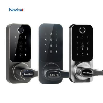 China Wifi Biometric Fingerprint tuya central locking system hotel door lock manufacturer for sale