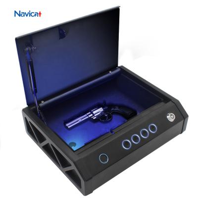 China Small Jewelry Car Fingerprint Fire Security Key Digital Hand Electronic Gun Safe for sale