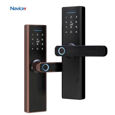 China Wireless Smart Magnetic System Electronic Black Weatherproof Digital American Steel Door Locks zu verkaufen