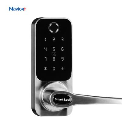 China Electric metal biometric gate fingerprint app e-lock magnetic safety finger print security lock for sale