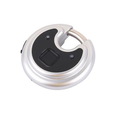 China Keyless waterproof biometric large iron heavy round smart fungerprink padlock zu verkaufen