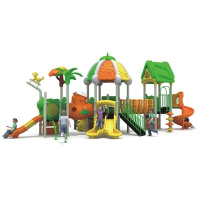 China Good Quality Fruit Style Durable Commercial Outdoor Playground Equipment Plastic Slide Playground Equipment Playgrounds For Kids for sale